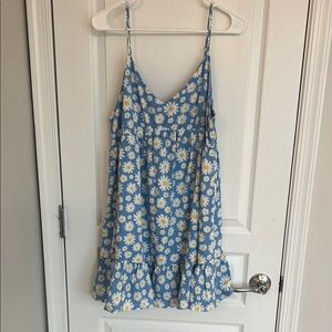 Pink Lily Blue Floral Dress